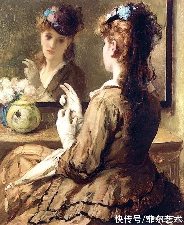 画家|和谐色调，高雅绝伦~法国画家弗尔南·图森特女性人物油画赏析