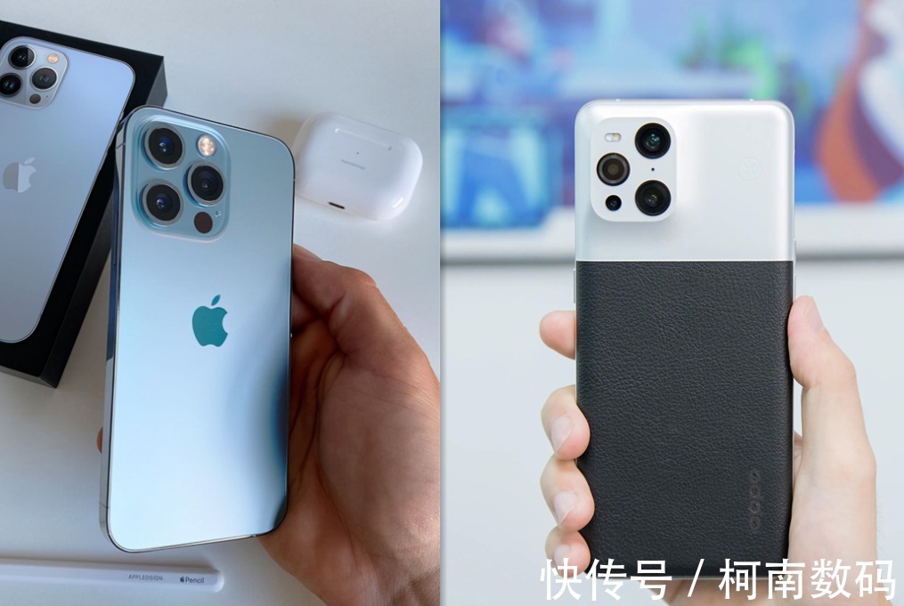 iphone|行业巨头遇上国产设计第一梯队，iPhone 13P远峰蓝和复古设计谁更好看？