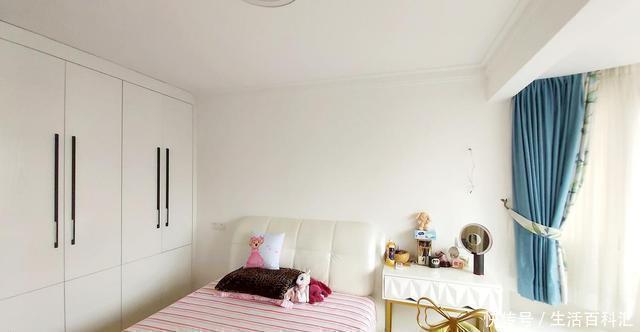 收纳|98平米小三居,全屋白墙经典时尚,营造舒适温馨空间