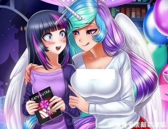 紫悦|小马宝莉主角团拟人时装秀,紫悦黑丝好漂亮,宇宙公主很霸气