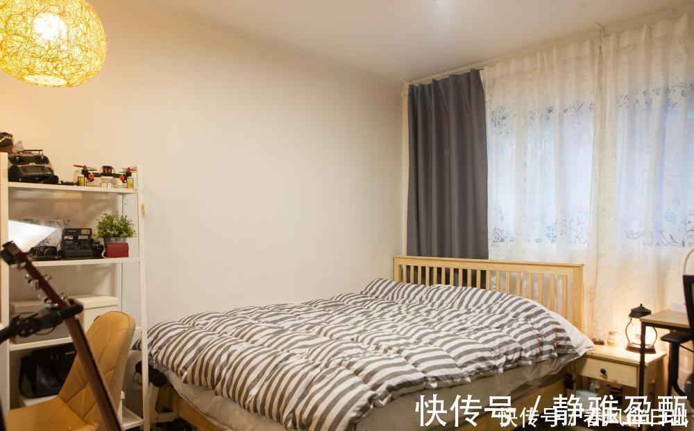 夫妻|丁克夫妻的家56㎡面积不大,舍弃一间卧室改成衣帽间,住着舒服