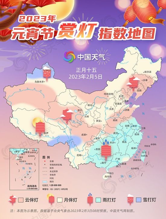 哪里月伴灯，哪里雪打灯？2023元宵节赏灯地图出炉