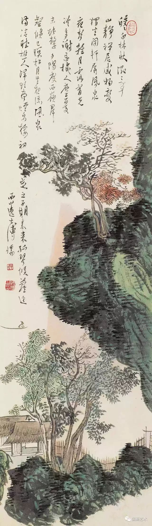 张大千&溥儒画舟，千姿百态