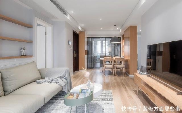 餐厅|98平北欧风设计,让空间充满自然惬意的气息,令人舒适又轻松