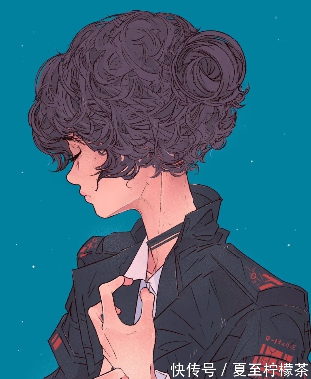 时尚风#插画师EllieMaplefox作品欣赏丨一大波甜酷头像壁纸来袭!