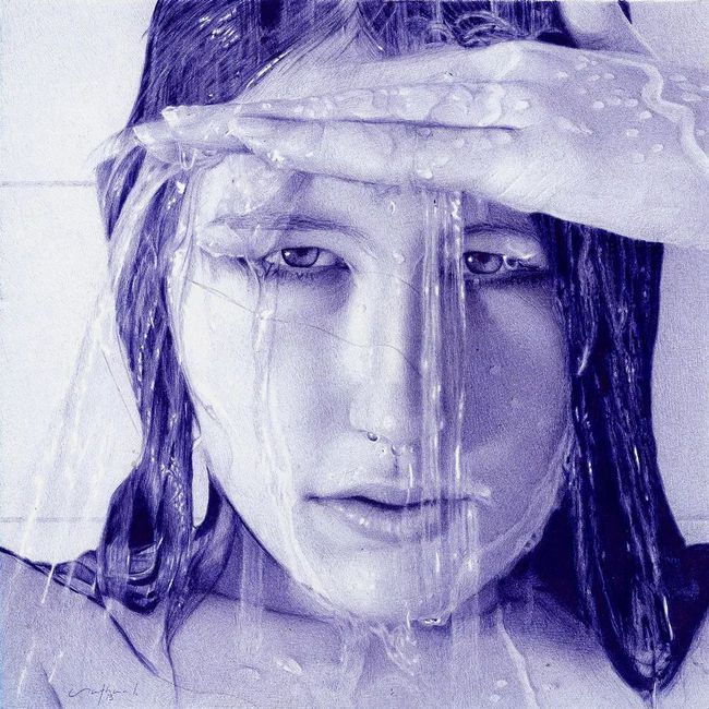 艺术@大神级的圆珠笔画:艺术家纳森·洛伦扎纳的作品