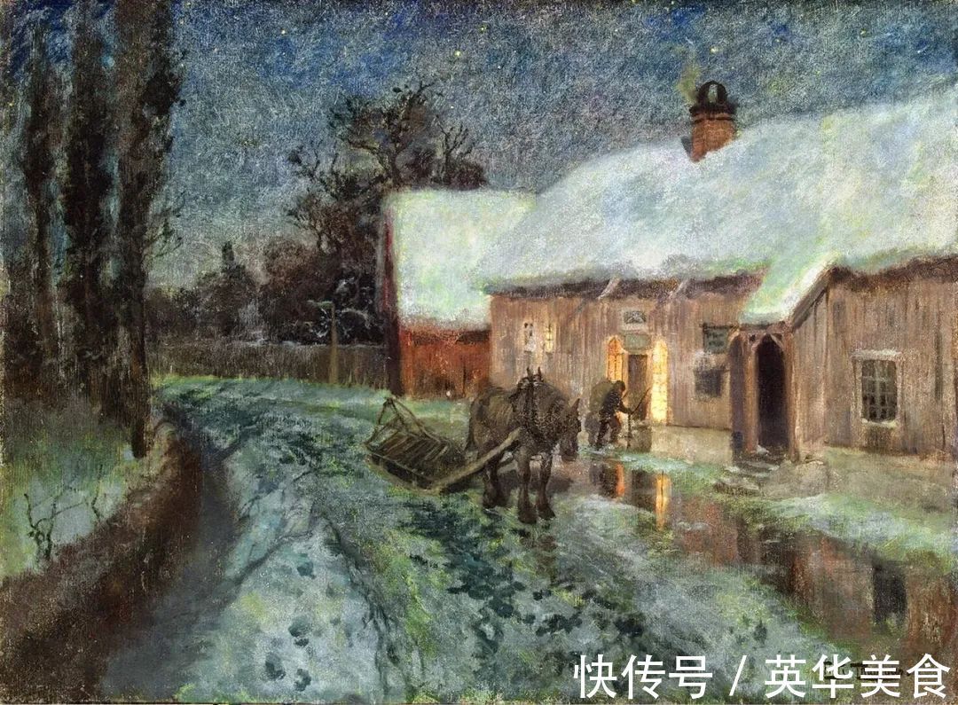 小溪|水与光的刻画,弗里茨的油画真是美妙至极