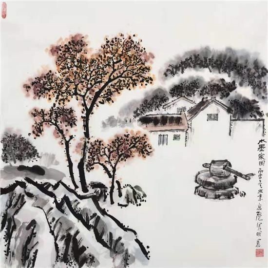 “华梦故园——北京画院马明宸乡情书画展”在济宁华梦艺术馆开展