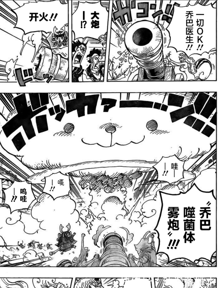 恶魔果实|1007话海贼王高质量汉化:御田穿越时空回到当下,乔巴稳稳给了三灾一拳