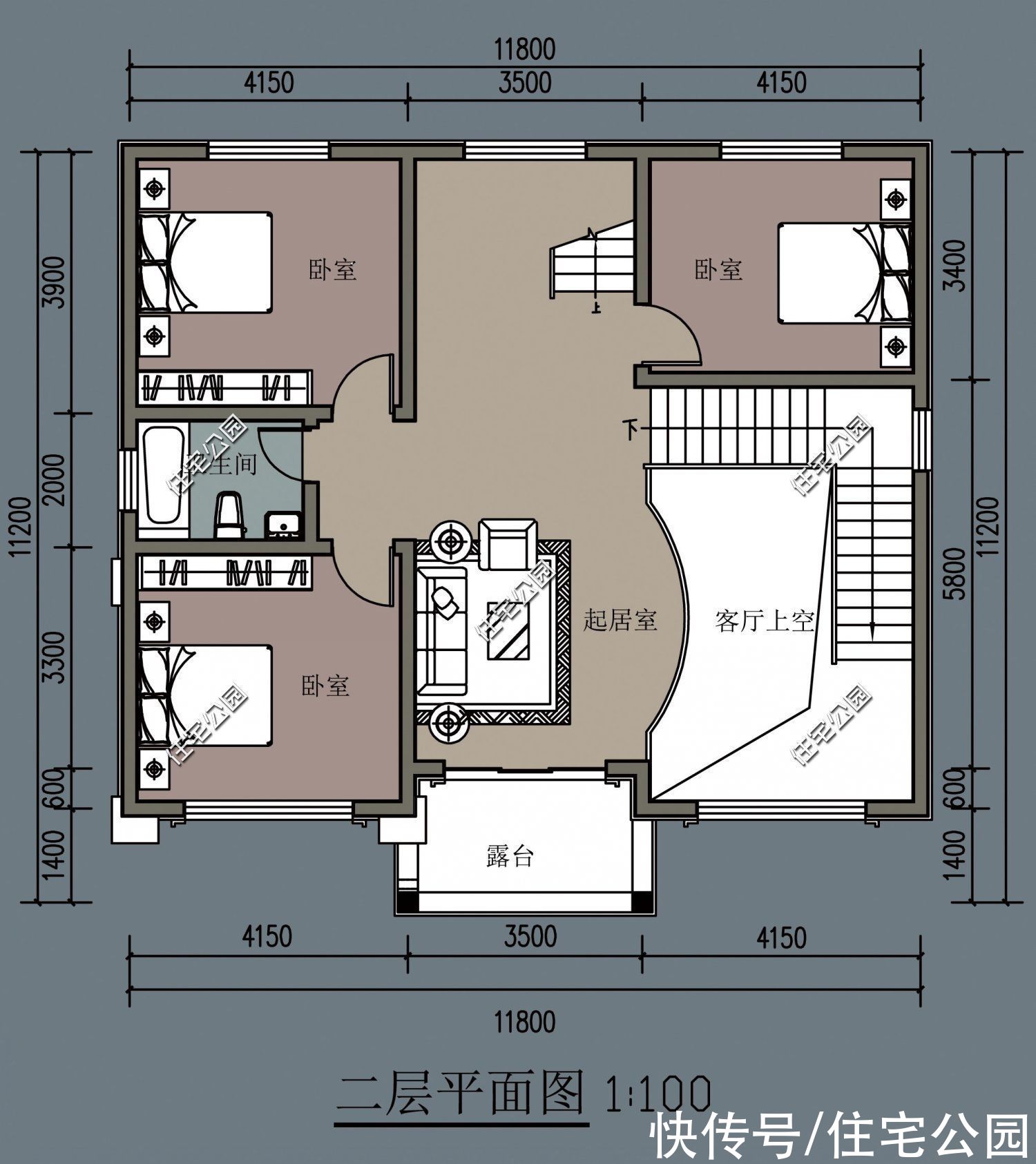 占地尺寸|2022年回农村建房，看看这3套经典户型，照着建绝对错不了