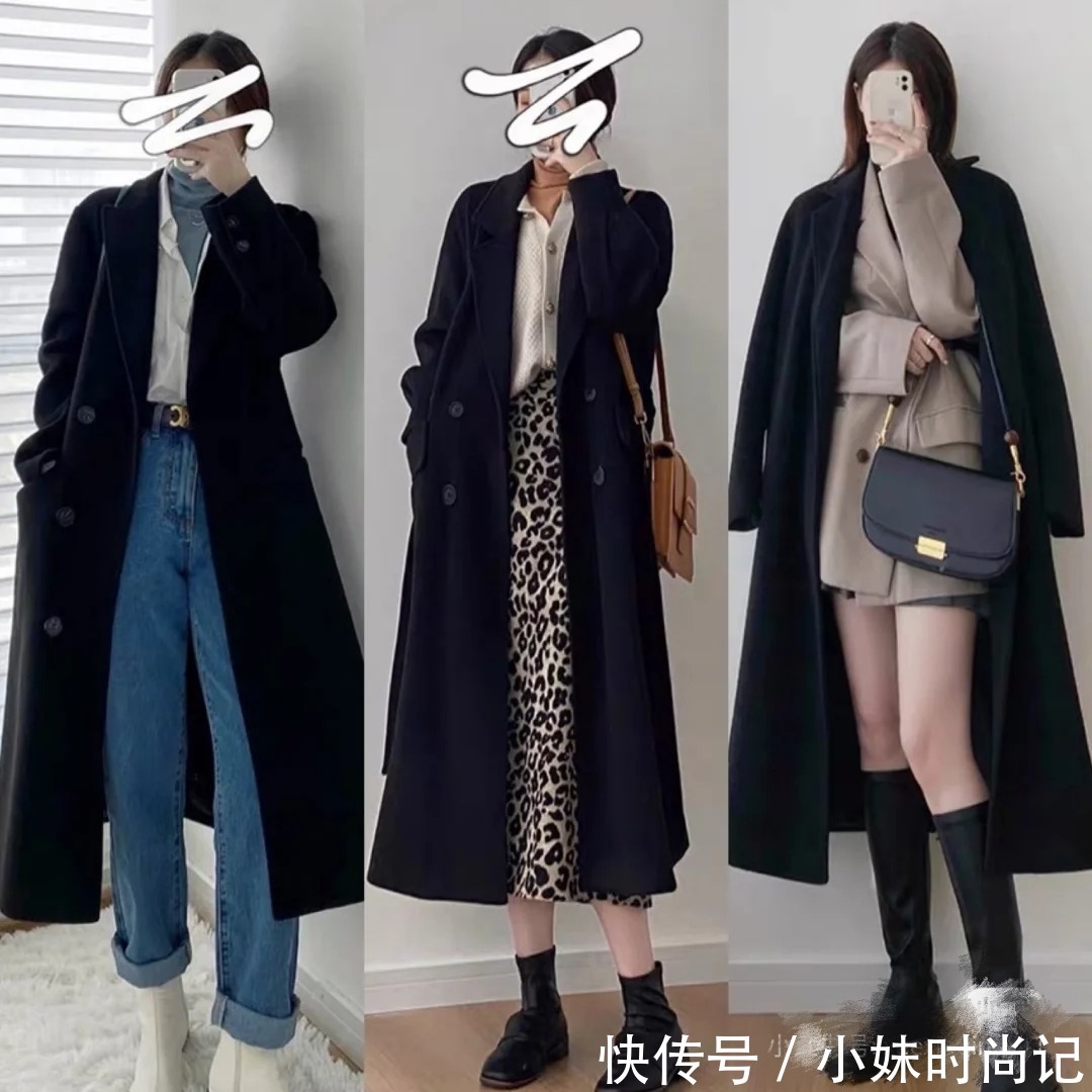 黑色大衣到底怎么搭配才能高人一等,又暖又时髦?