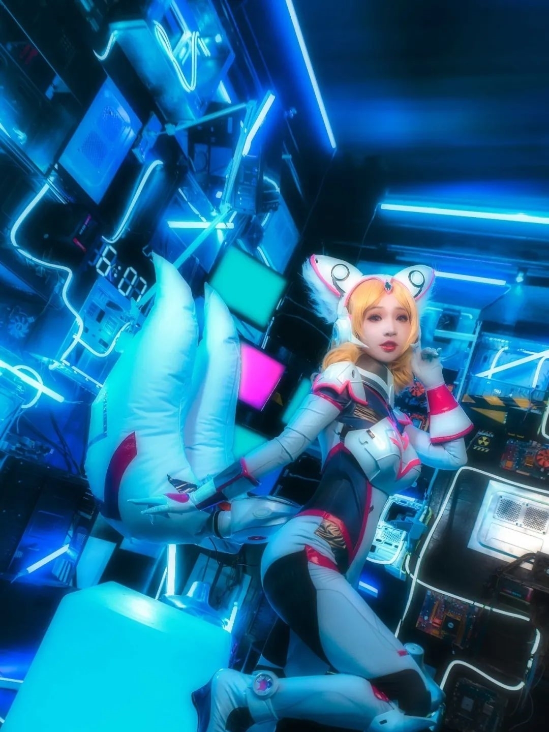 妲己|cos:王者荣耀妲己机甲小助理cos正片@海沫