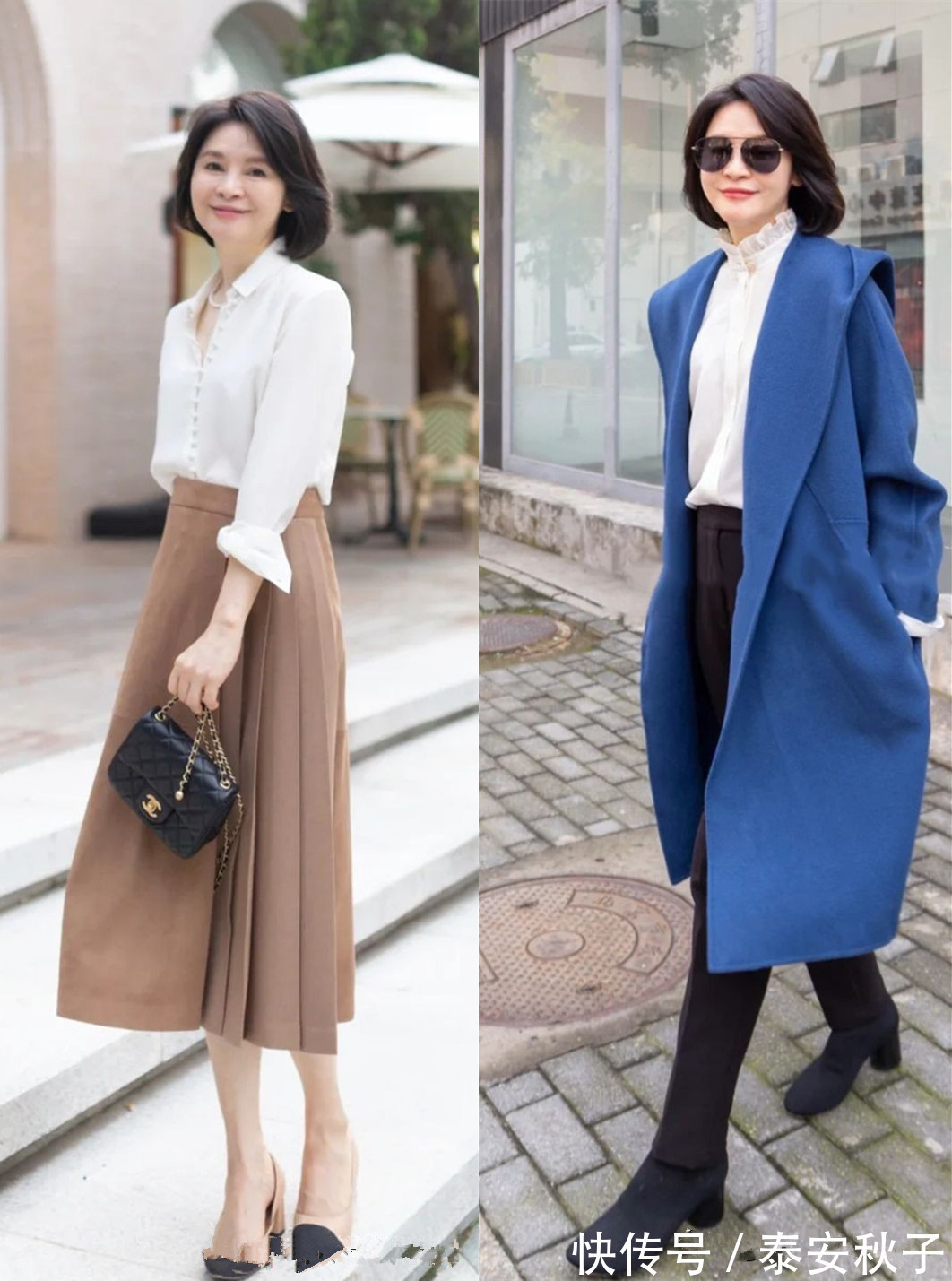 羊毛衫 被中年“大妈”惊艳到!真正优雅的女人:50岁+依旧很美、很高级