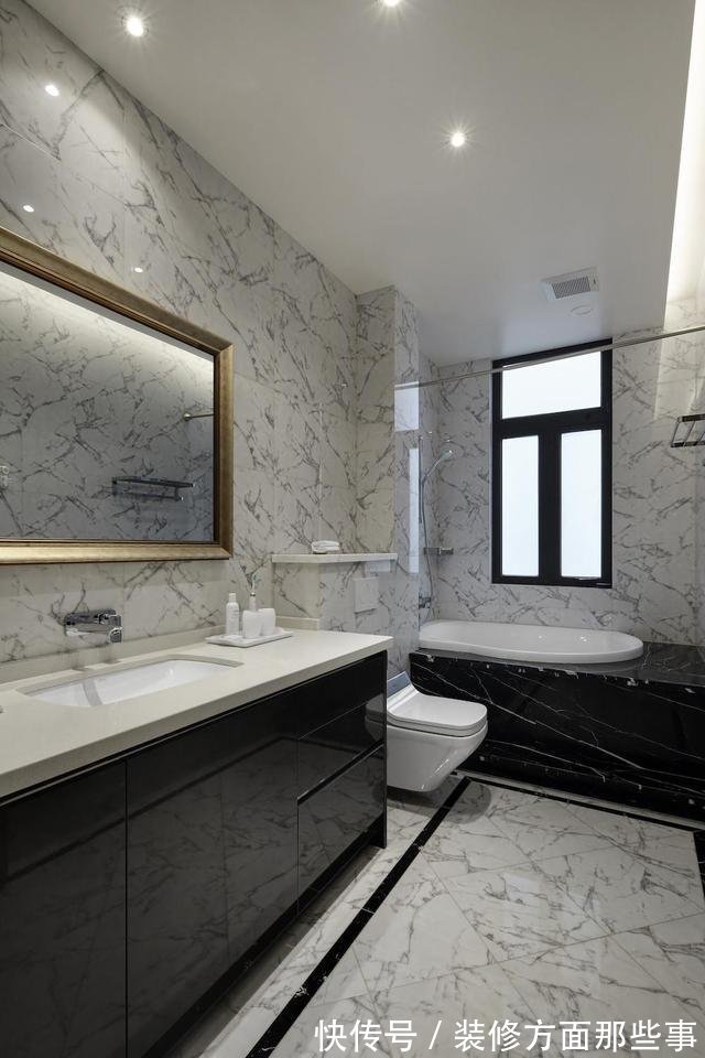 灰色|120平现代简约风三居室，灰色瓷砖上墙效果真是不错