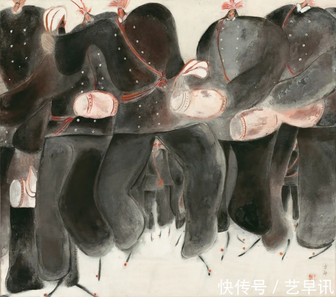 鼓乐@工·无界 | 洪方舟-工笔画赏析