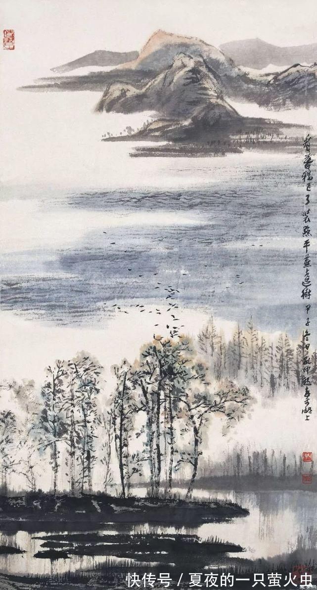 浙江潮|胸有万水千山，自然云生水起——孔仲起山水画欣赏