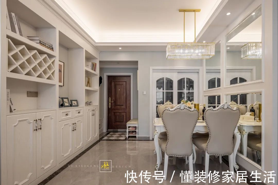 简欧风|93㎡简欧风,轻松舒适的华丽,浪漫精致而高级