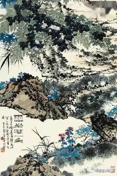  溪山烟雨|国画名家：潘天寿山水画50幅赏析