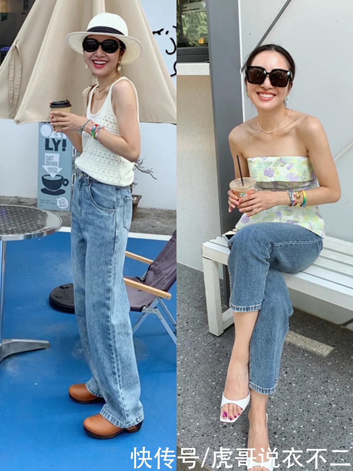 女人|40岁女人的“无龄感”穿搭，靠5种基础款就行了，简约减龄又时髦