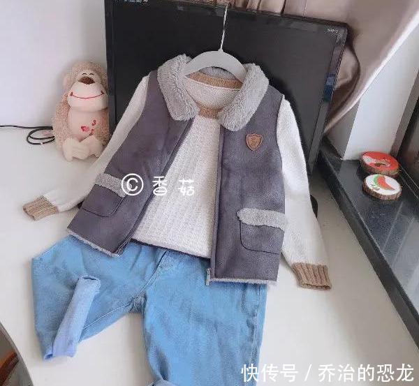 织毛衣超简小格子儿童羊绒打底毛衣(有编织图