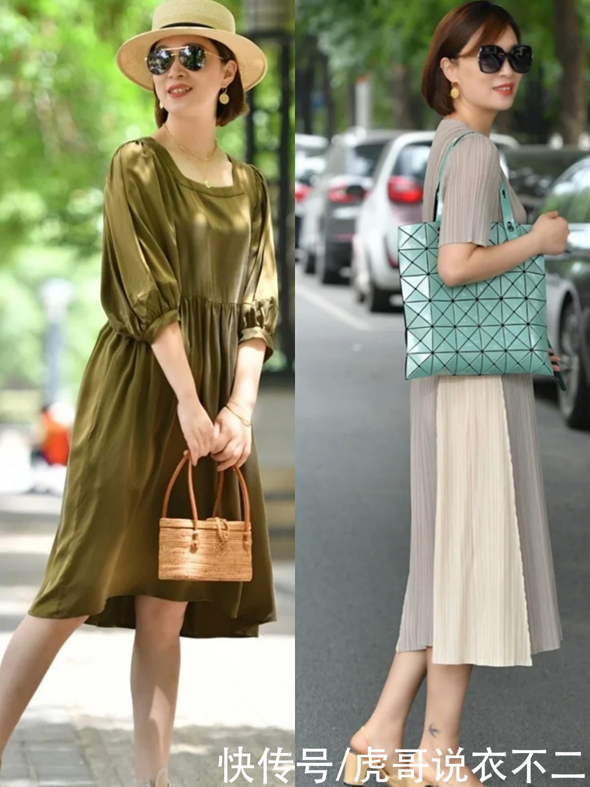 夏季|奔四奔五的女人，穿这4种连衣裙别搭小白鞋，配凉鞋更显优雅气质