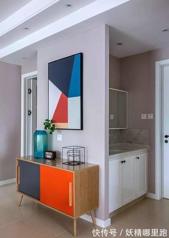 泡泡茶|127平美式风三居装修,不管是布局还是色彩搭配,都值得借鉴