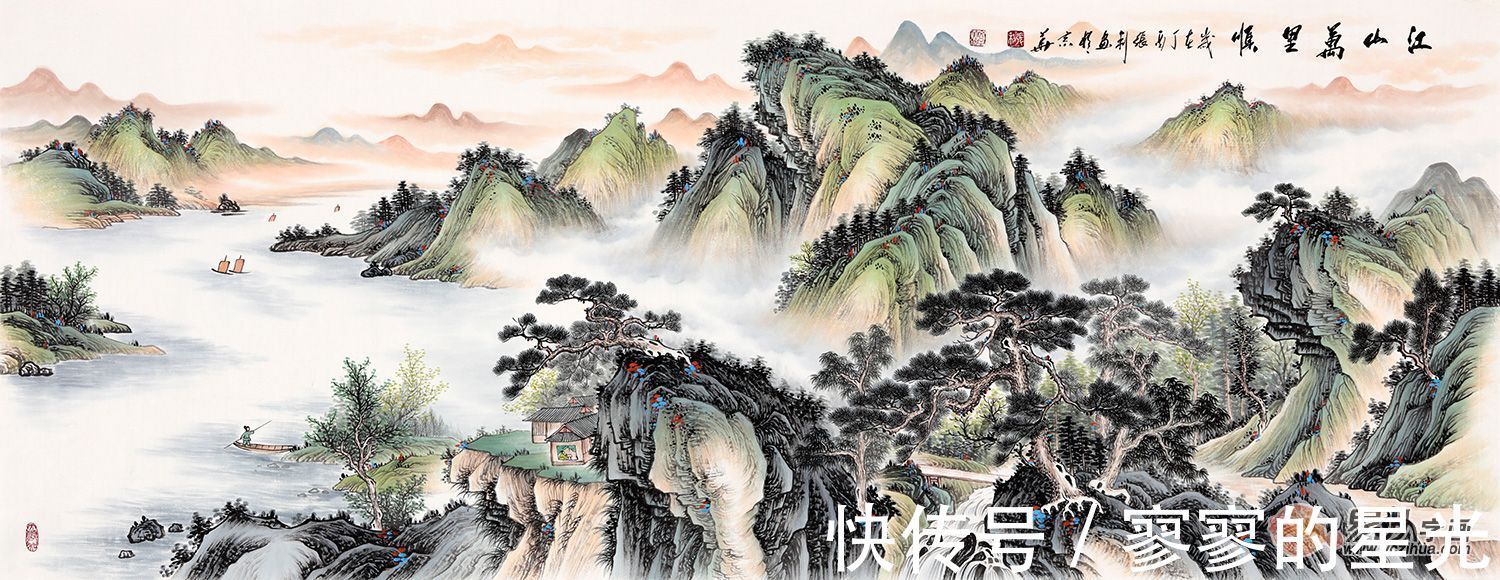 张利!张利山水画 意蕴深沉 体现了意境和情境魅力