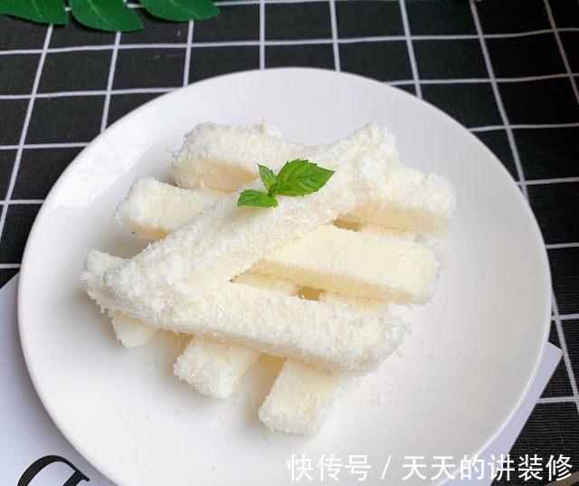奶糕|自制奶糕,奶味十足,甜而不腻,超级好吃