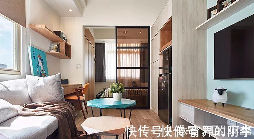 实用性|30㎡的单身公寓这样装，实用性不输大户型，一个人住太舒服了！