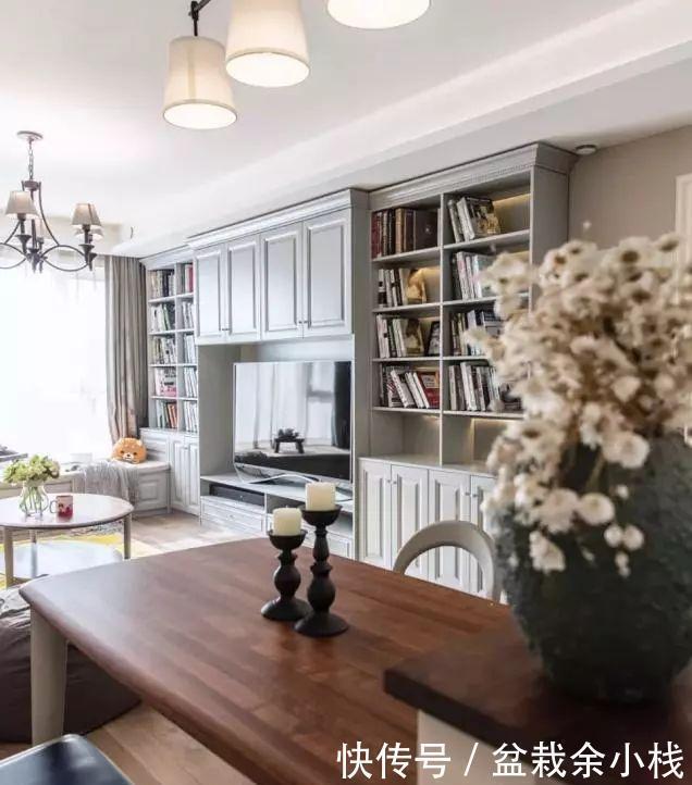 储物空间|老公硬把餐厅设“半堵墙”，客厅加个假飘窗，聪明极了！