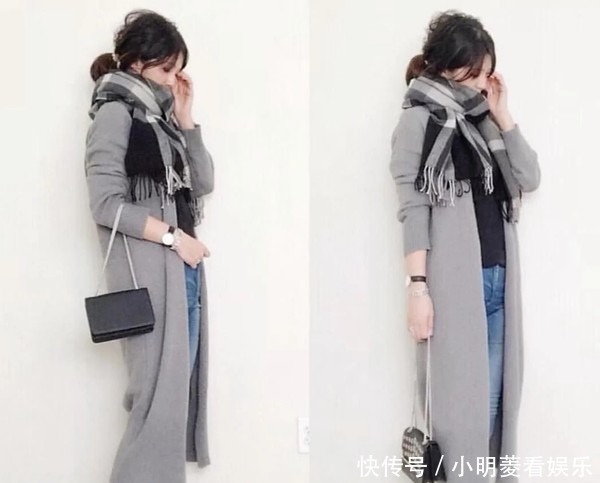 人手几件的针织长开衫,学日本博主的一衣多穿,旧衣玩出新时尚