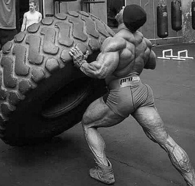 训练方法|这些肌肉猛男，就如同训练的轮胎，任凭翻滚跌打仍屹立不倒