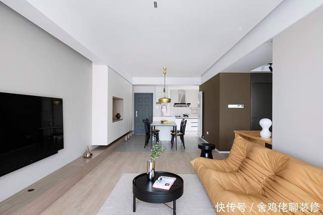场面|87㎡小三居也有大开间,这才是家中的高级场面,简约而不简单