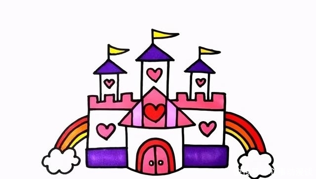 教给|城堡怎么画?美丽的简笔画城堡教程教给你,你会发现原来很简单