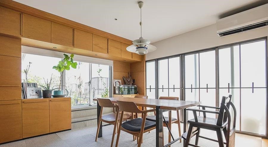 柜子|日本女业主115㎡房,不靠任何人,不多打一个柜子,独享15㎡露台