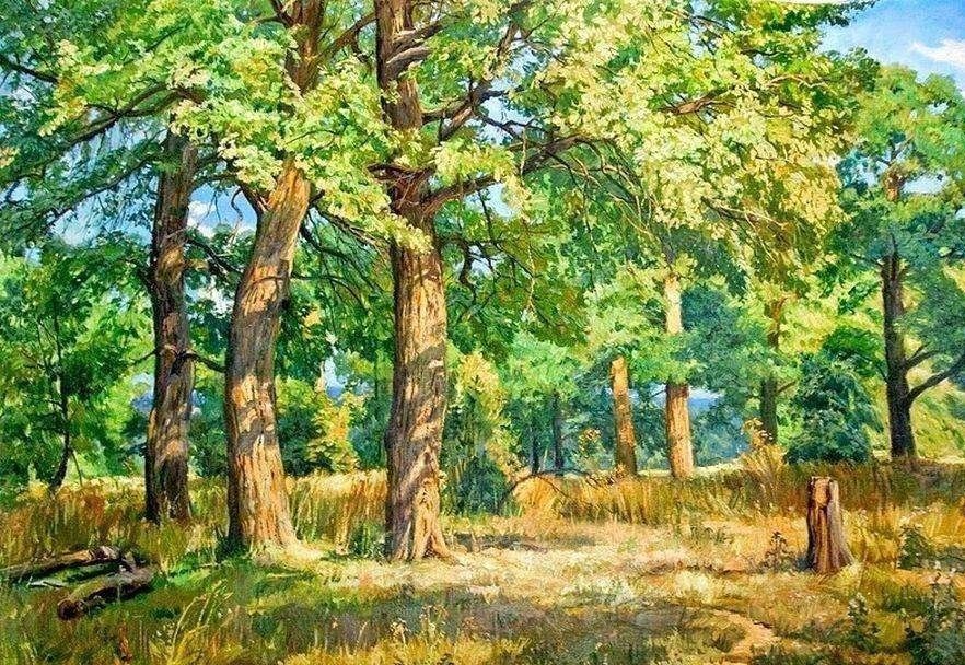 超过冷军的俄罗斯画家，作品充满阳光，细节处理令人佩服