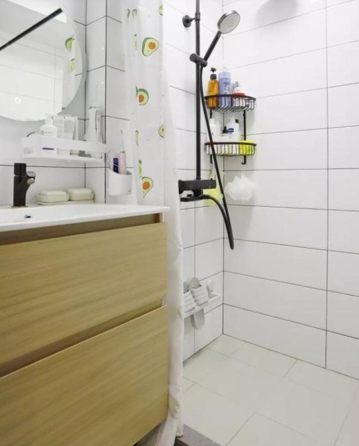 全身镜|90后夫妇58平米的家,全屋都是柜子,每个空间都好喜欢,精致漂亮