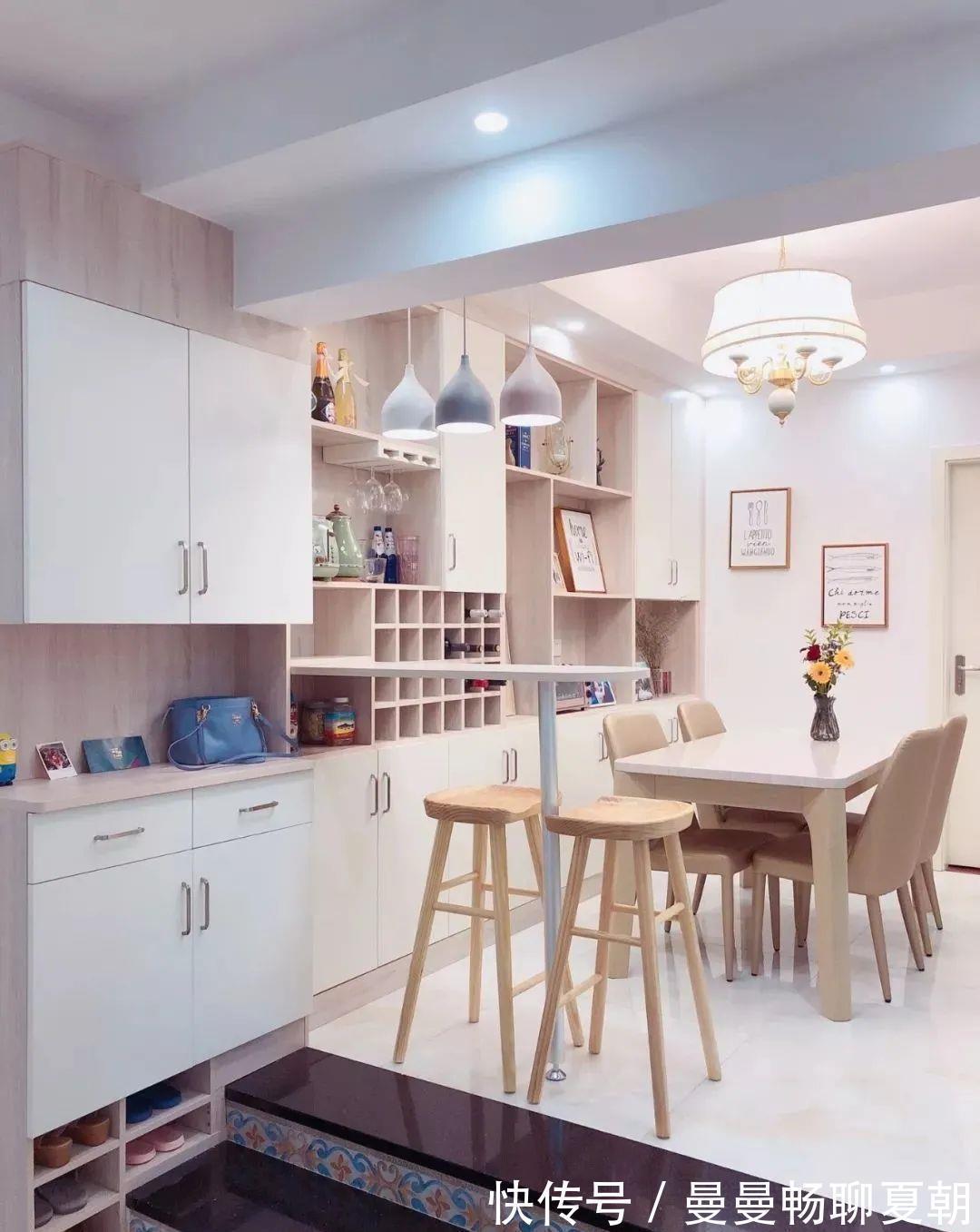 电热水壶|餐厅再小,也要装个餐边柜!不仅增加收纳空间,还好看又实用!