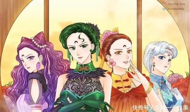 水野亚美|《美少女战士》遇上唐装,月野兔堪比杨贵妃,红衣火野丽很吸睛