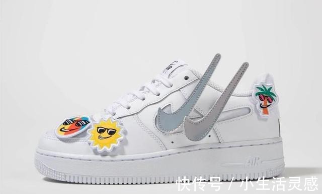 nike 附赠卡通魔术贴！这双Air Force 1也太好玩了！