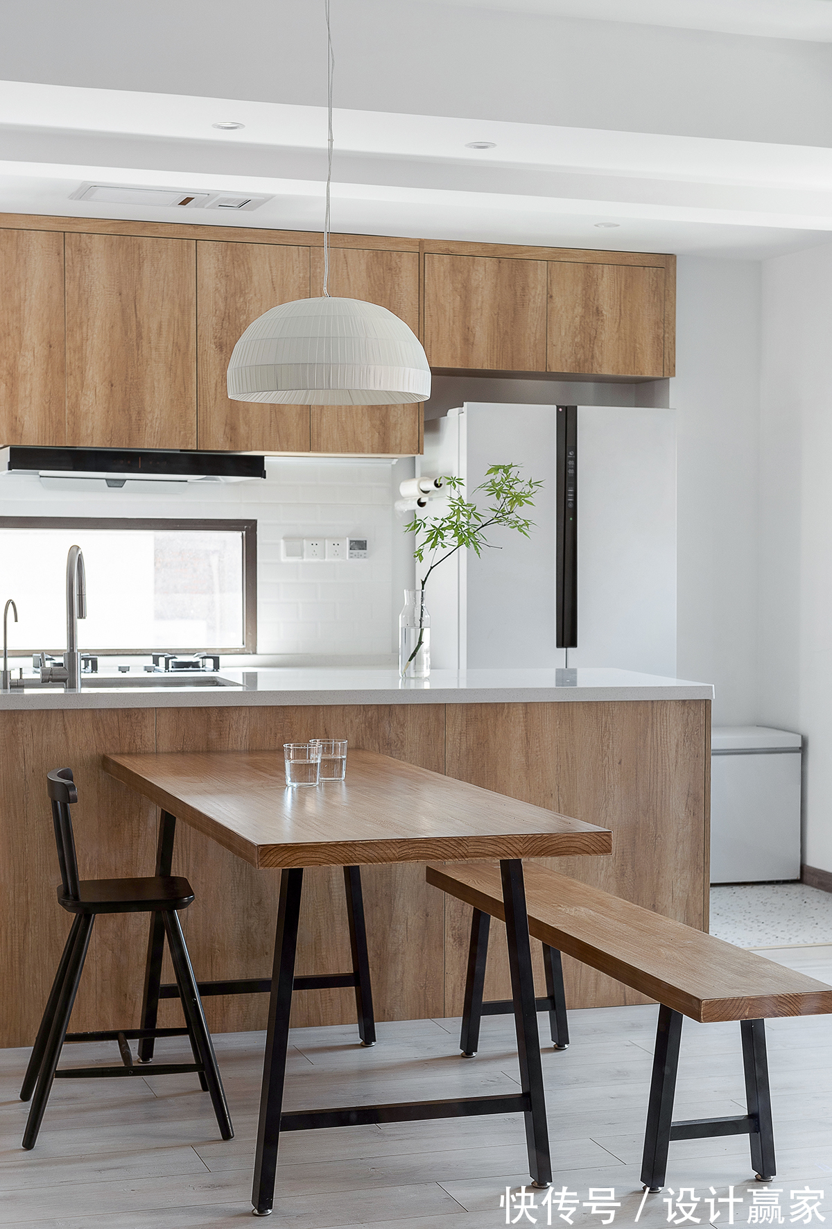 小清新|108㎡简约平层,温馨的日式小清新,生活工作两不耽误