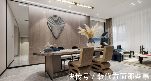 清峻|222平五居室将现代风融入到生活中,儿童房给孩子一个玩乐场