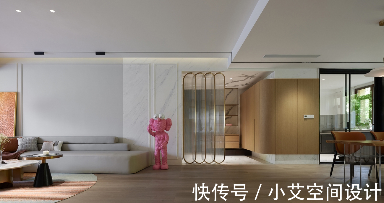 软装|240㎡侘寂风软装,盐甜可控的优雅家居!