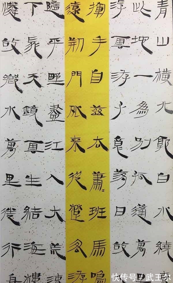 中书协#中书协主席毛国典书法引争议,结字奇险清朗,网友却说:华而不实