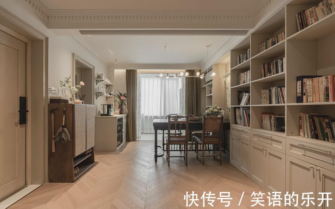 餐厅|90㎡旧屋变复古两居,推开门重回90年代的家