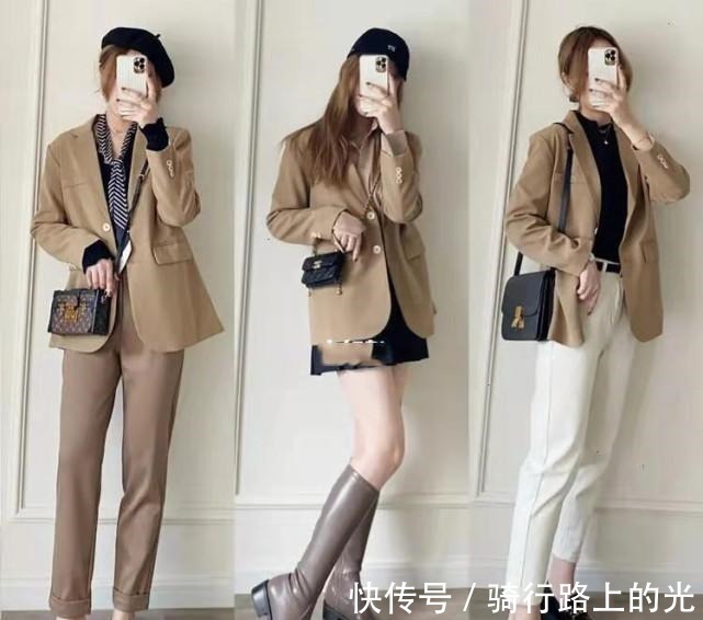丝巾 今秋“高级棕”怎么穿不单调这些搭配示范，每一套都气质又日常