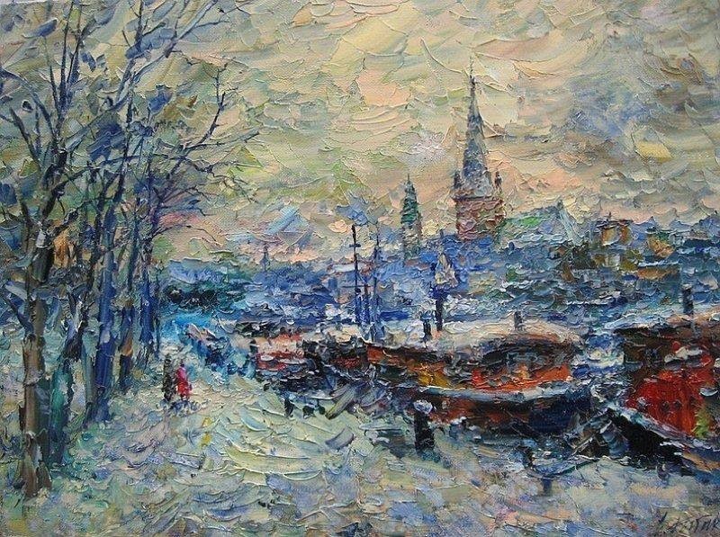 颜色#谢尔盖·雷巴克:世界的艺术家的颜色是明亮、富有表现力