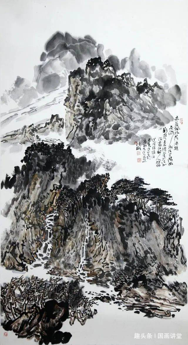 巴山蜀水@他的山水画里的大山大川大多出自于神奇的巴山蜀水