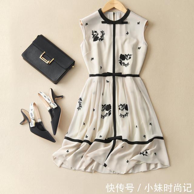 蕾丝|越是好穿舒适的真丝裙，就越是能在炎炎夏日里穿出一股清流的凉爽