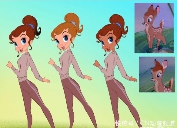拟人化|迪士尼动画动物拟人化,花栗鼠变成帅哥,费琳化身美少女